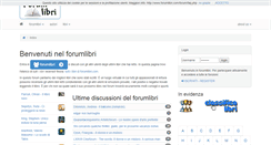 Desktop Screenshot of forumlibri.com